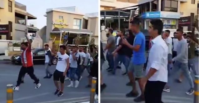 Baf’ta Kur’anlı tekbirli yürüyüş