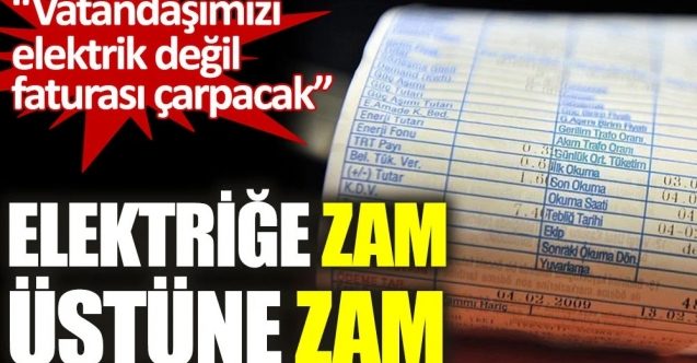 Elektriğe bir zam daha!
