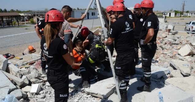 Metehan'da başarılı tatbikat