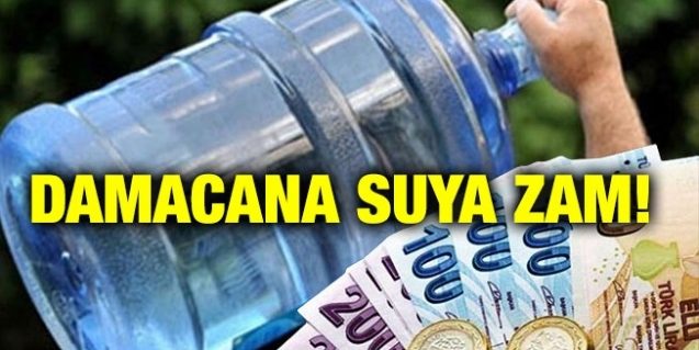 Suya da zam! 1 bardak suyun maliyeti 60 kuruş!