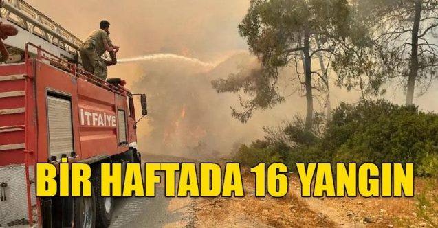 16 yangında 749 bin TL zarar