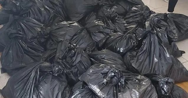26 çöp torbasından ilaç çıktı