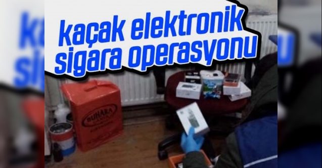 Aracında 300 adet elektronik sigara bulundu