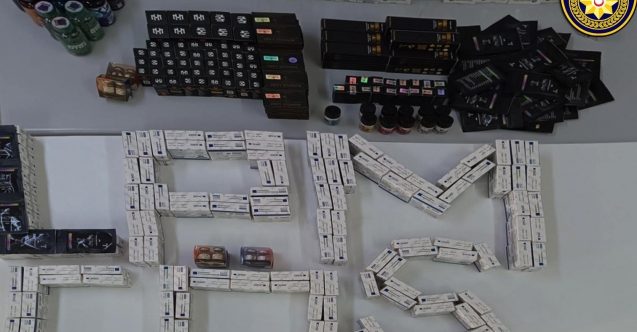 Gönyeli’de gümrüksüz 462 adet besin desteği