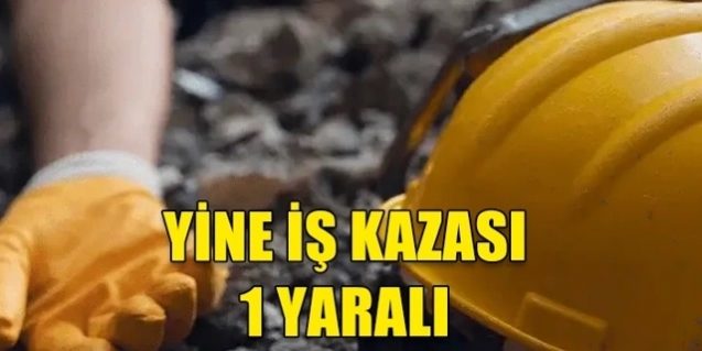 8 metre yüksekten düşen işçi yaralandı