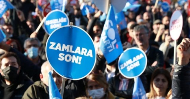 Elektrik zammına karşı eylem