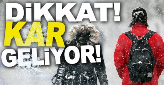 Cumartesi ve Pazar kar yağacak!