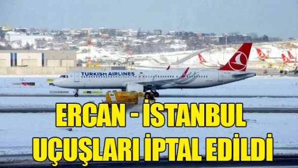 Ercan-İstanbul seferleri 3 gün iptal