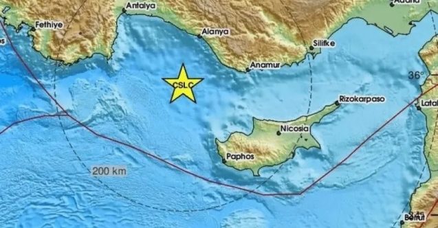 Kıbrıs sahillerinde tsunami riski
