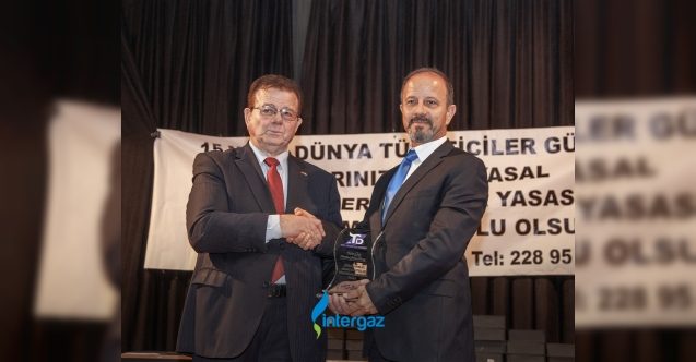 İntergaz’a Ürün Güvenliği, Hizmet Kalitesi ve Tüketici Memnuniyeti Ödülü