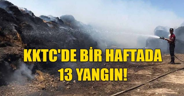 13 yangında 2 milyon TL zarar