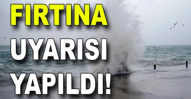 Fırtına uyarısı