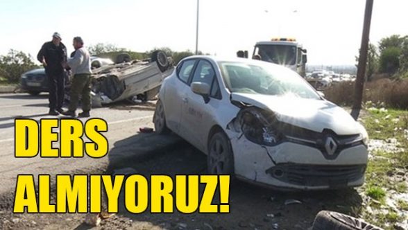 Bir haftada 75 kaza