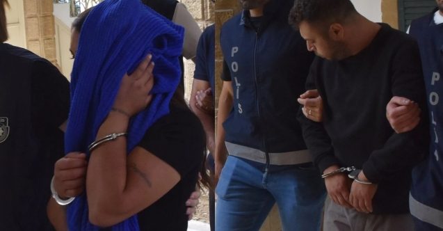 Karı koca sabıkalı çıktı