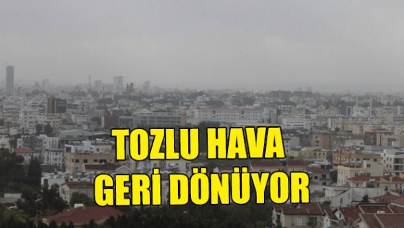 Tozlu hava uyarısı