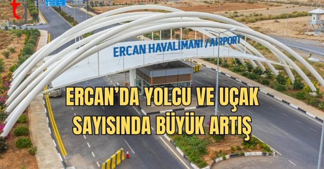 Ercan'da 6 ayda 2.5 milyon yolcu