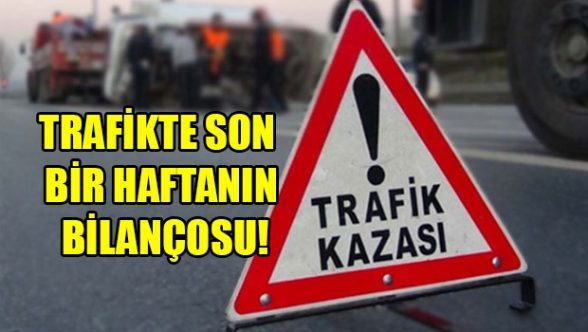 Bir haftada 83 kaza