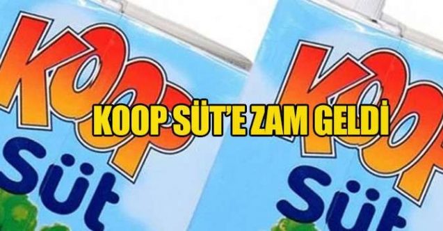 Süte zam