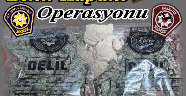 Dört ilçede Zehir Kapanı Operasyonu: 10 tutuklu