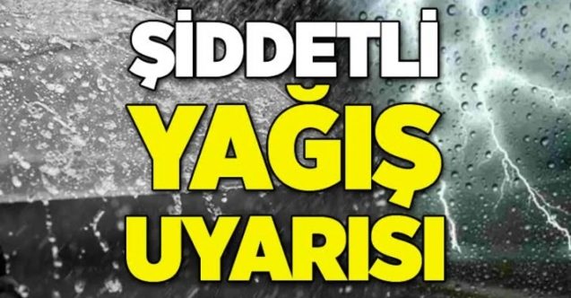 Çarşamba'ya kadar yağmur var