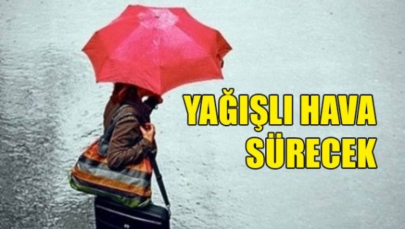 Cumartesine kadar yağmur var