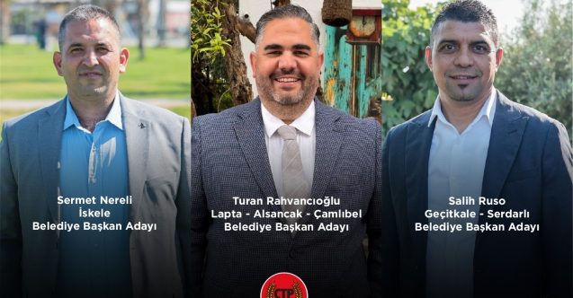 CTP, üç belediyede daha adayını açıkladı