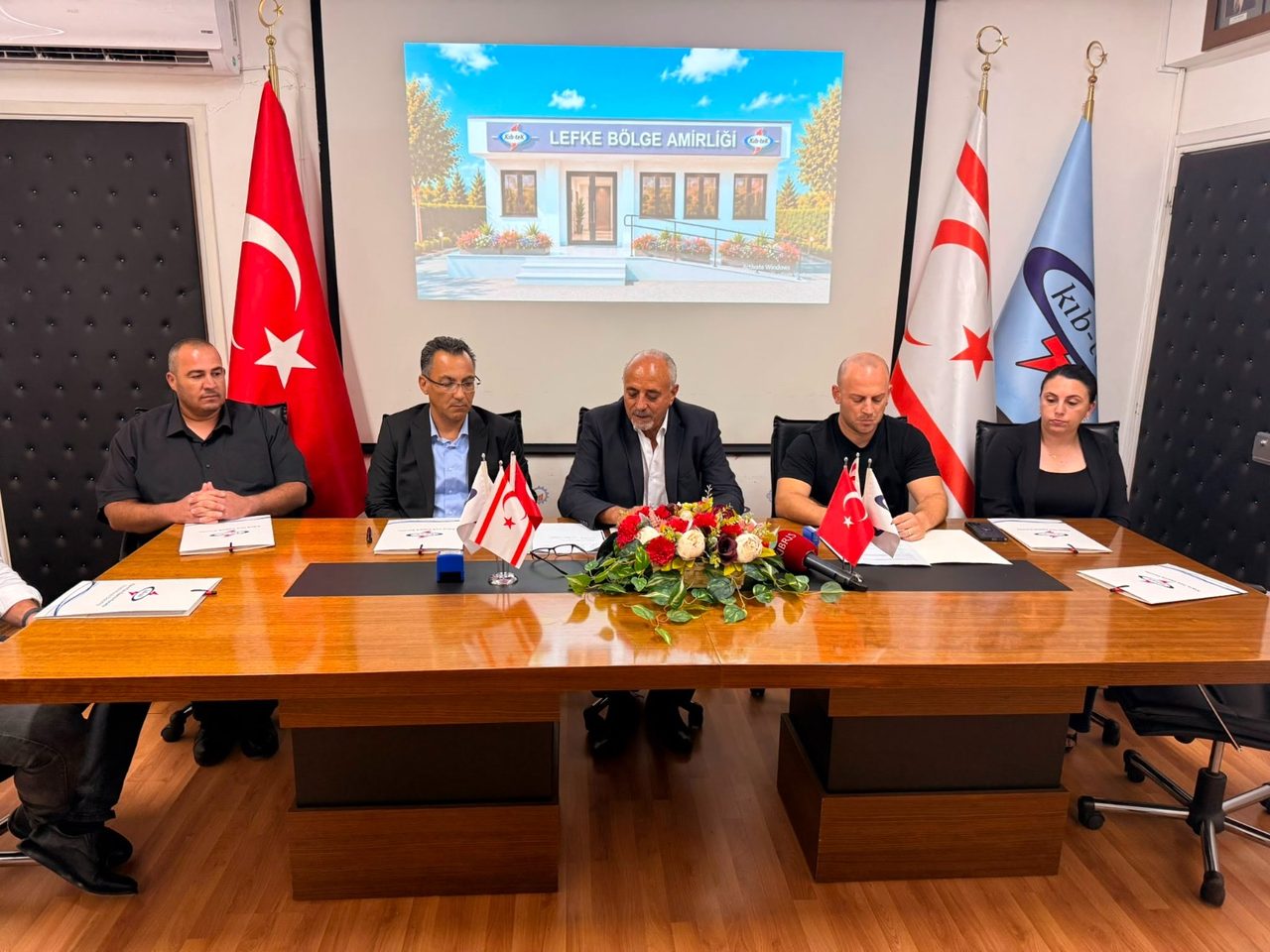 Kıb-Tek’ten Lefke’ye de yeni hizmet binası