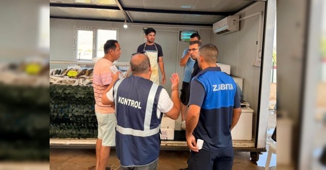 Pazarda hileli balık operasyonu!
