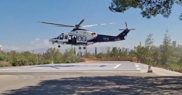 Rum Başkanlık Sarayı’na helikopter pisti