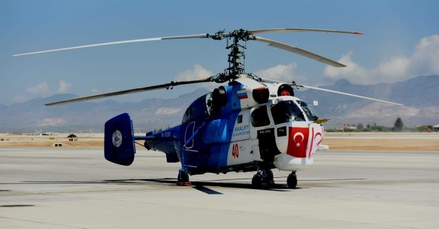 Türkiye'den KKTC'ye yangın helikopteri