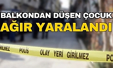 3. kattan düşen çocuk yaralandı
