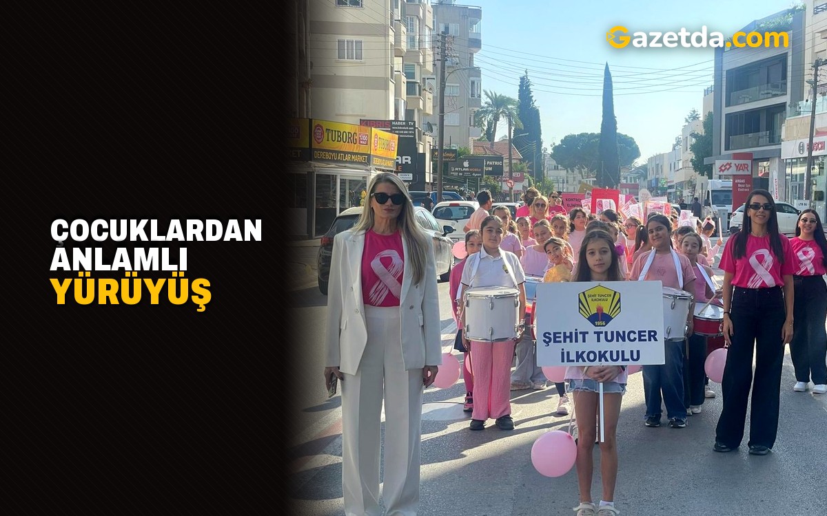 Çocuklardan anlamlı yürüyüş