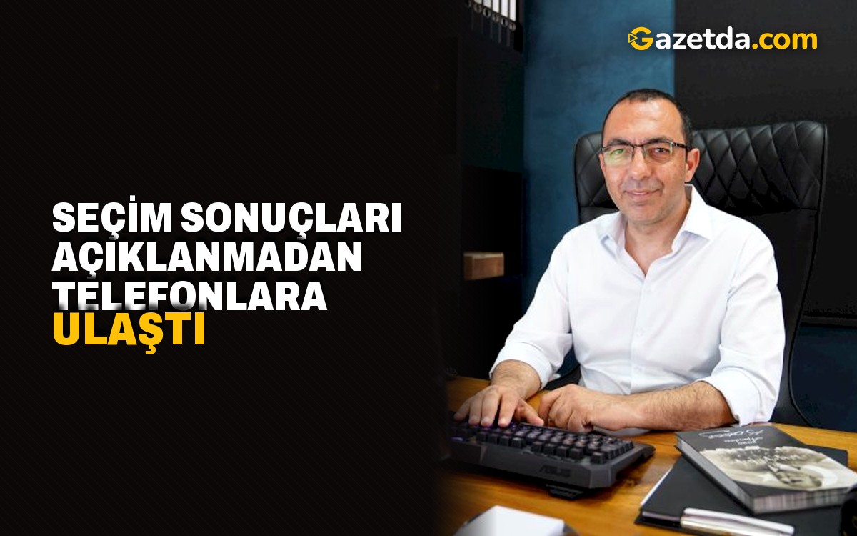 UBP seçiminde sonuçlar açıklanmadan telefonlara nasıl ulaştı?