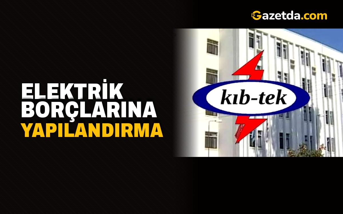Elektrik borçlarına yapılandırma