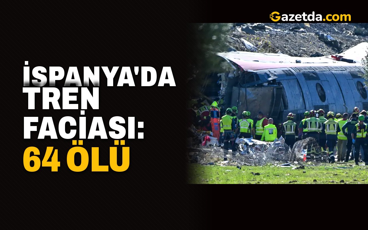 İspanya'da tren faciası: 64 ölü