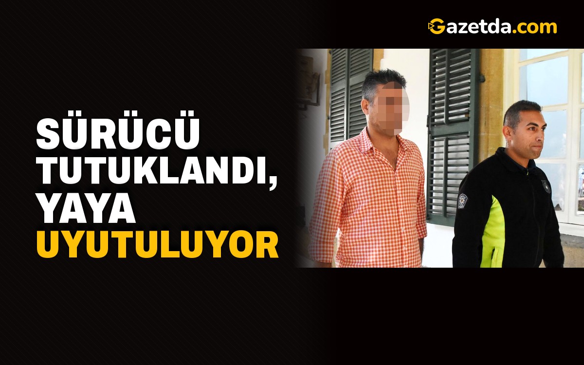 Sürücü tutuklandı, yaya uyutuluyor