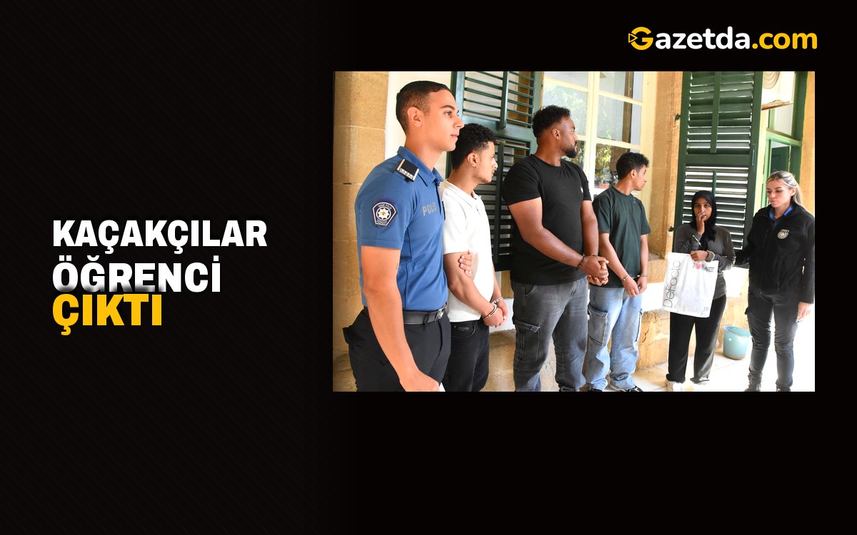 Kaçakçılar öğrenci çıktı