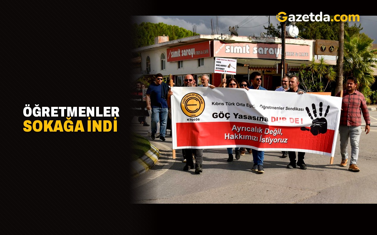 Öğretmenler sokağa indi