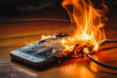 Telefon şarjı yangına neden oldu