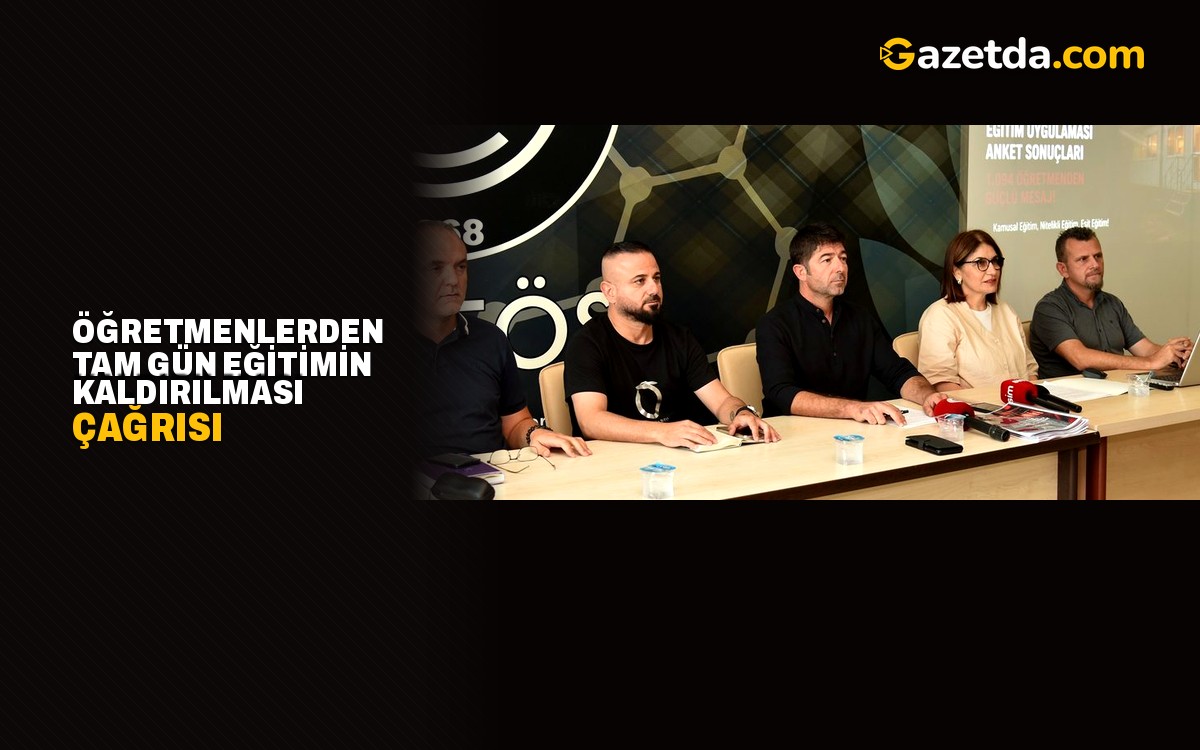 Öğretmenlerden tam gün eğitim kaldırılması çağrısı