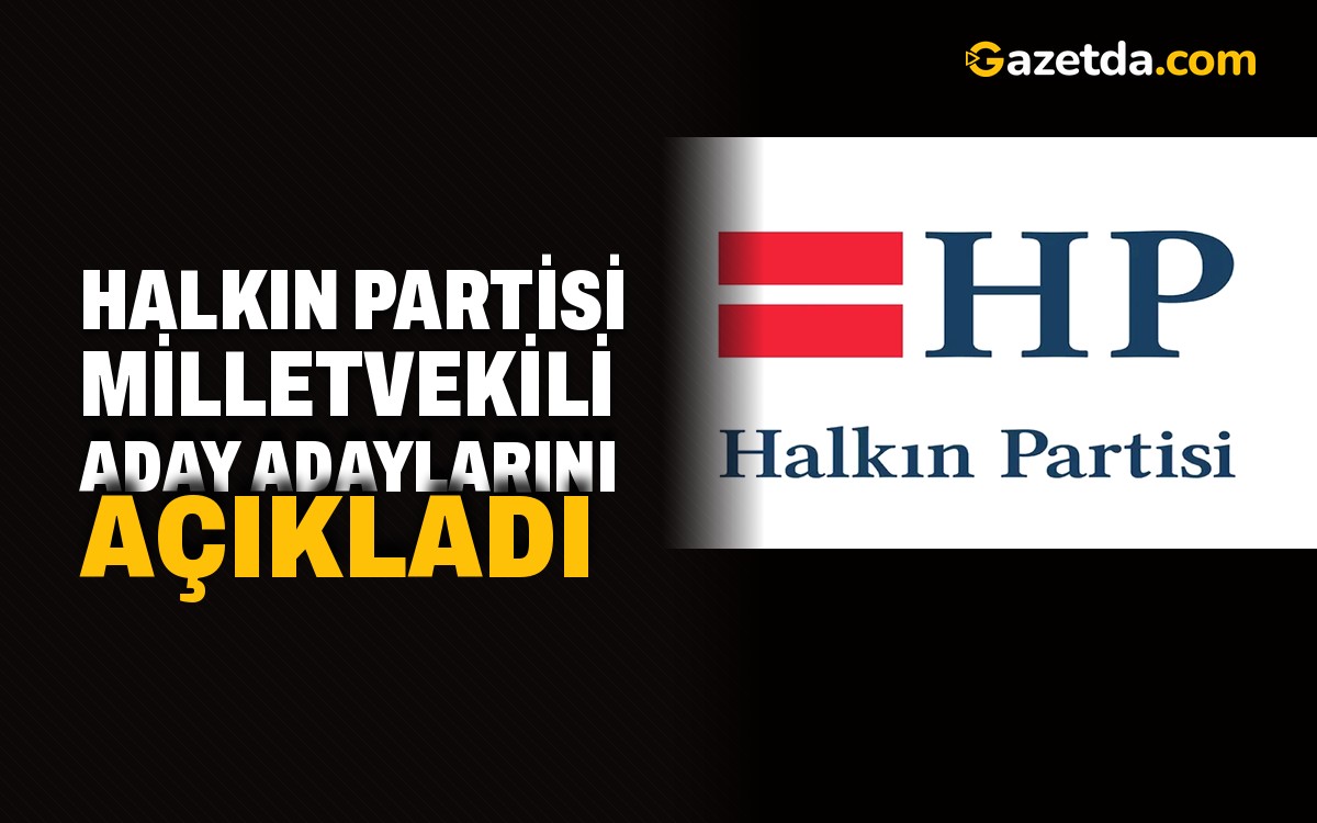 Halkın Partisi milletvekili aday adaylarını açıkladı, seçim 17 Ekim'de