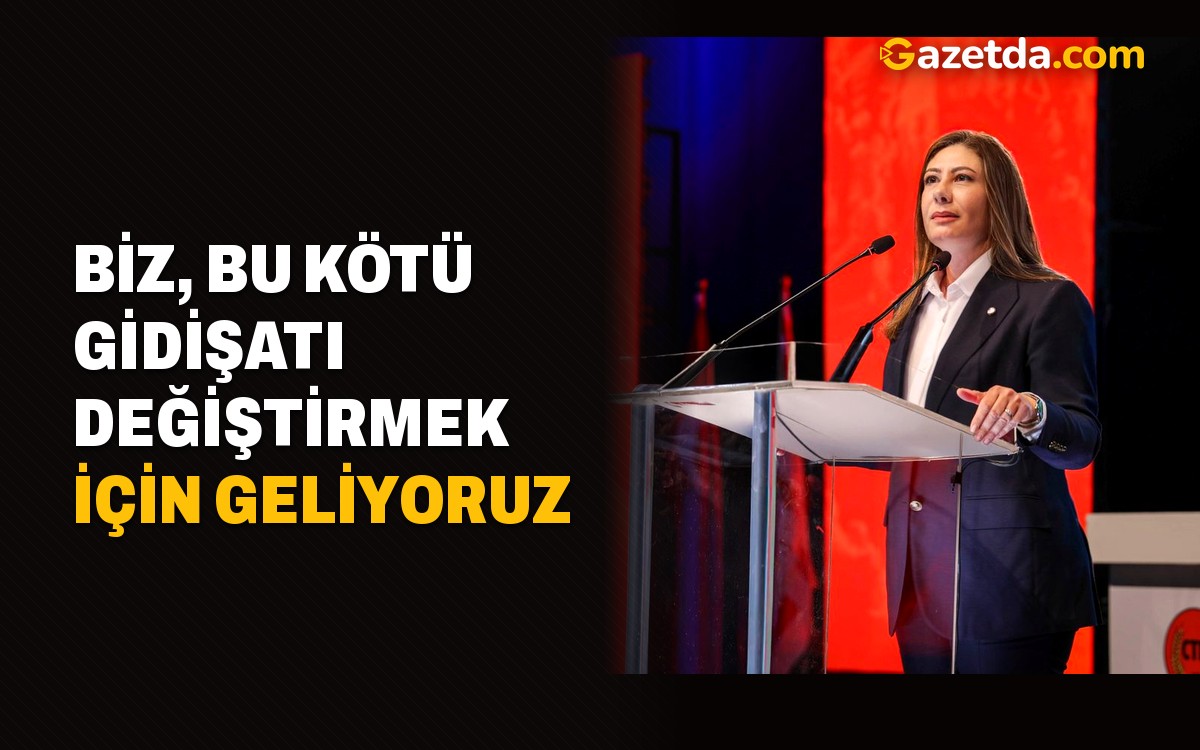 İncirli: Biz, Bu Kötü Gidişatı Değiştirmek İçin Geliyoruz