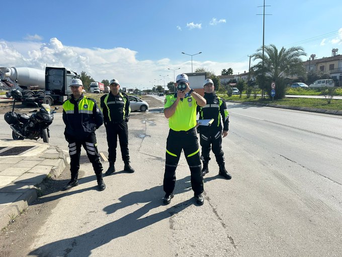 Lefkoşa’da trafik denetimlerinde 248 sürücü rapor edildi